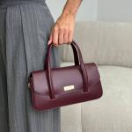 Сумка жіноча шкіряна марсала FM1550C