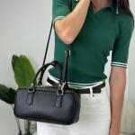 Сумка женская кожаная черная FM1557D