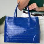 Сумка женская кожаная джинс FM1559B