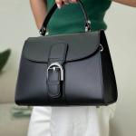 Сумка женская кожаная черная FM1561A