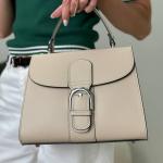 Сумка женская кожаная молочная FM1561C