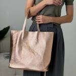 Сумка женская кожаная золото FM1483B