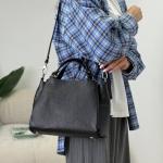 Сумка женская кожаная черная FM1564A