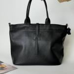 Сумка женская кожаная черная FM1536C