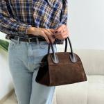 Сумка женская кожаная шоколадная FM1554B