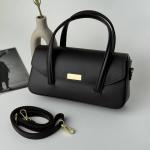 Сумка жіноча шкіряна шоколадна FM1550E