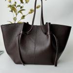 Сумка женская кожаная шоколадная FM1555C