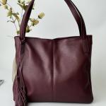 Сумка женская кожаная марсала FM1521D