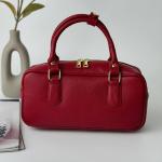 Сумка женская кожаная красная FM1557F