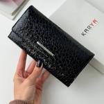 Гаманець жіночий шкіряний чорний FM1583C