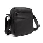 Мужская кожаная черная сумка FM1586B