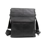 Мужская кожаная черная сумка FM1590A