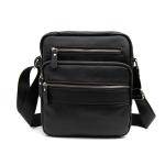 Мужская кожаная черная сумка FM1592A