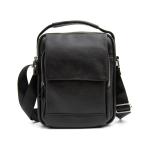Чоловіча шкіряна чорна сумка FM1594A