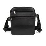 Чоловіча шкіряна чорна сумка FM1595A