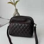 Сумка жіноча шкіряна шоколадна FM1581B