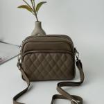 Сумка жіноча шкіряна тауп FM1581D