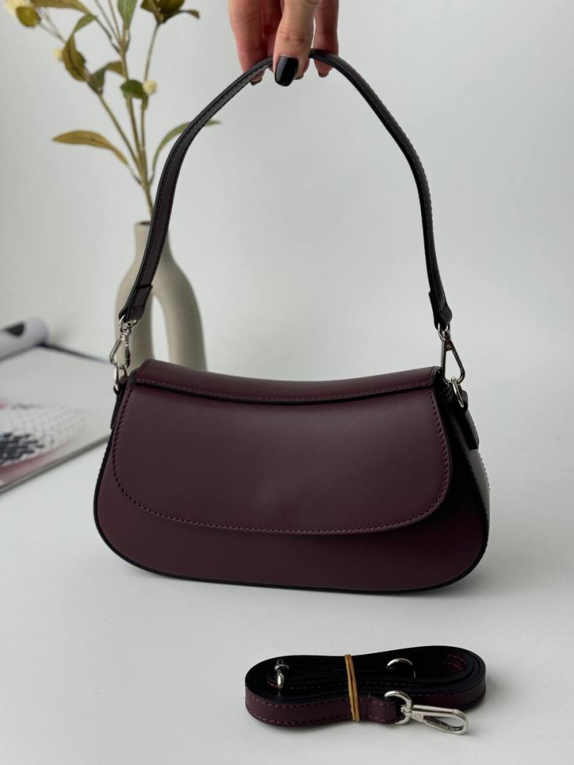 Сумка женская кожаная марсала FM1532E