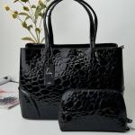 Сумка женская кожаная черная FM1063W