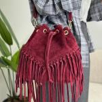 Сумка женская кожаная марсала FM1572F