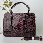 Сумка жіноча шкіряна марсала FM1108L