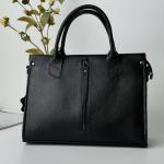 Сумка женская кожаная черная FM1569C