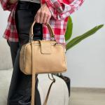 Сумка женская кожаная бежевая FM0838AU