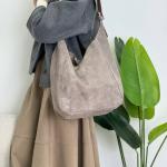 Сумка жіноча шкіряна тауп FM1415F