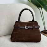 Сумка жіноча шкіряна шоколадна FM1571B