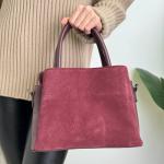 Сумка женская кожаная марсала FM1596C