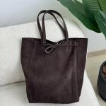 Сумка женская кожаная шоколадная FM0930AM