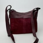 Сумка женская кожаная марсала FM1246L
