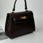 Сумка жіноча шкіряна шоколадна FM1360J