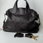 Сумка женская кожаная шоколадная FM1240AA