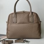 Сумка жіноча шкіряна тауп FM1369B