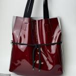 Сумка женская кожаная марсала FM1548D