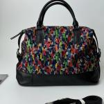 Сумка женская кожаная черная FM1433J