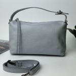 Сумка женская кожаная голубая FM1624D