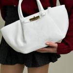 Сумка женская кожаная белая FM1625C