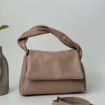Сумка женская кожаная пудра FM1626B