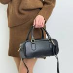 Сумка женская кожаная черная FM1627A