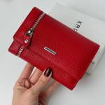 Кошелек женский кожаный красный FM1631A