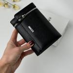 Кошелек женский кожаный черный FM1631E