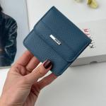 Кошелек женский кожаный голубой FM1351E