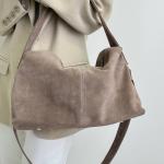 Жіноча шкіряна сумка тауп FM1612B