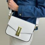 Сумка женская кожаная белая FM1635D