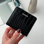 Гаманець жіночий шкіряний чорний FM1647A