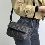 Сумка женская кожаная шоколадная FM1152F