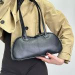 Сумка жіноча шкіряна чорна FM1648A