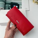 Кошелек женский кожаный красный FM1654J